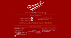 Desktop Screenshot of coronado-bellasartes.com